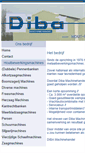 Mobile Screenshot of dibamachinery.nl